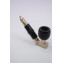 Трубка для куріння під кутом із дерев'яними вставками - фото 3 - Kalyanchik.ua